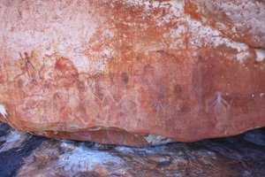 Figures humaines jaune pâle sur des peintures aux rayons X - Unbekannt Unbekannt